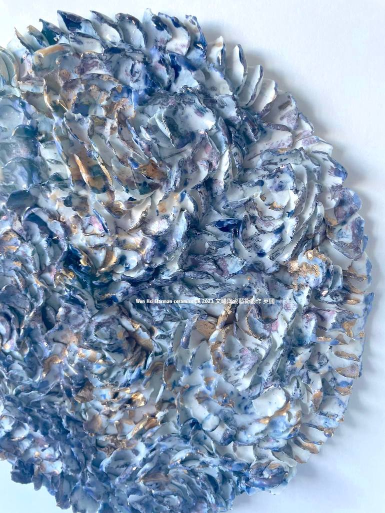 Original Abstract Expressionism Abstract Sculpture by Wen-Hsi Harman