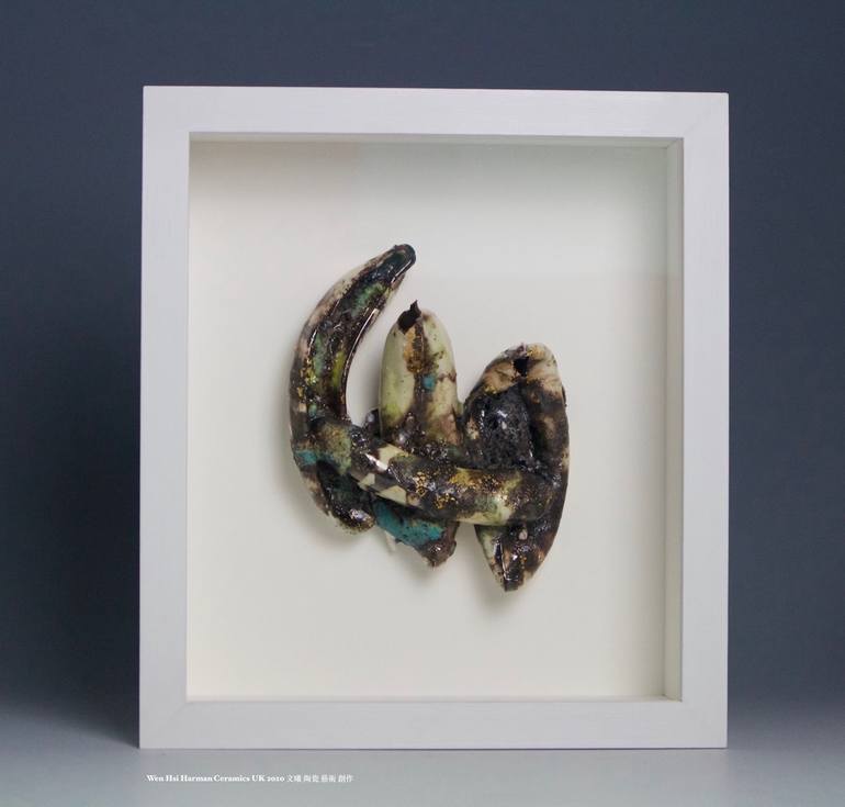 Original Abstract Expressionism World Culture Sculpture by Wen-Hsi Harman