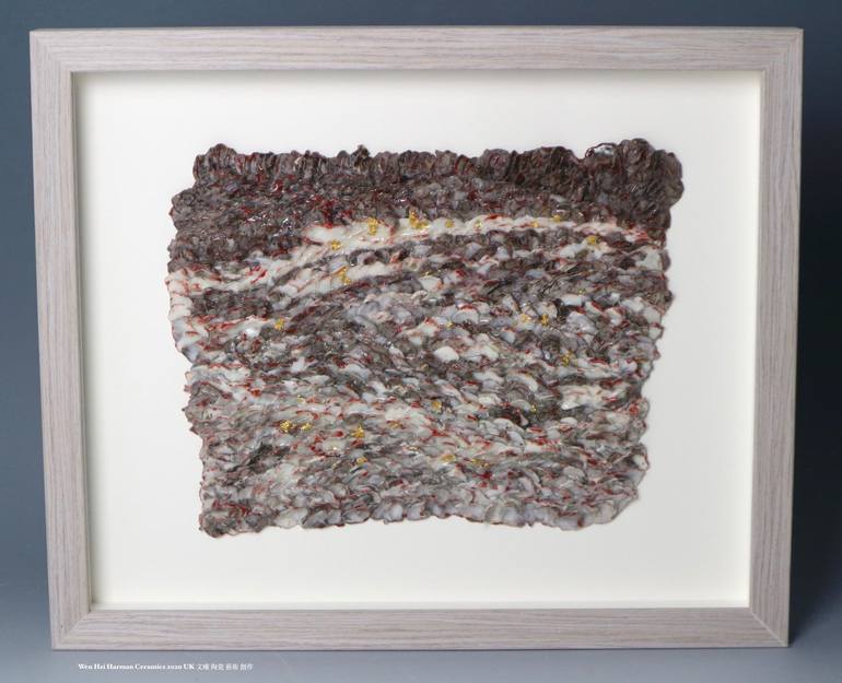 Original Abstract Expressionism Landscape Sculpture by Wen-Hsi Harman