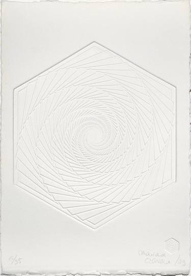 Original Abstract Geometric Printmaking by Mariana Oliveira
