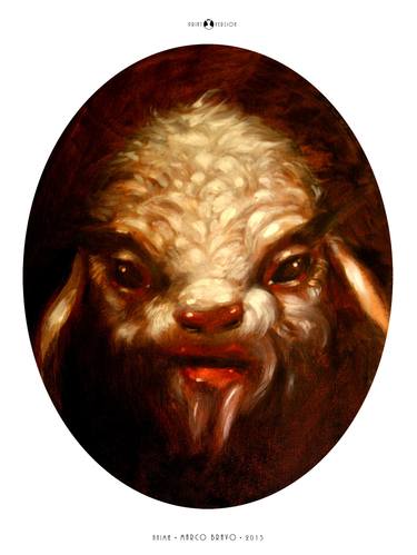 Original Figurative Animal Painting by Marco Bravo
