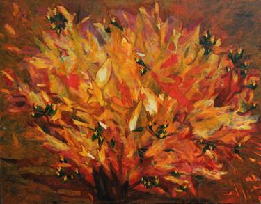 Original Abstract Expressionism Light Painting by Dovile Bagdonaite