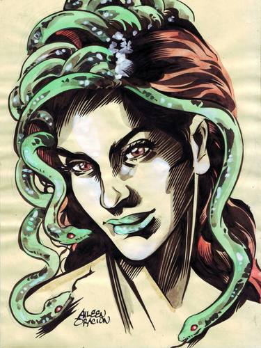 Print of Pop Art Classical mythology Paintings by Aileen Oracion
