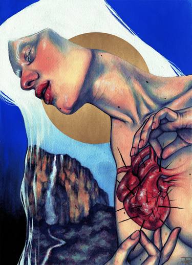 Original Surrealism Women Paintings by Roselin Estephanía