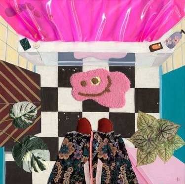 Original Contemporary Home Mixed Media by Jennifer Warren