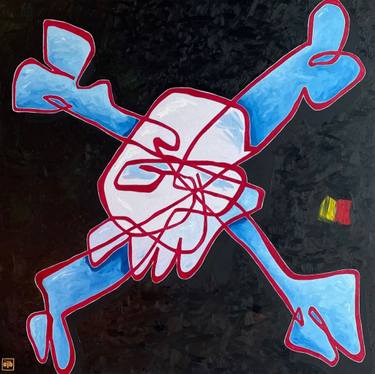 Original Contemporary Graffiti Painting by Aaron Jackson Bowman