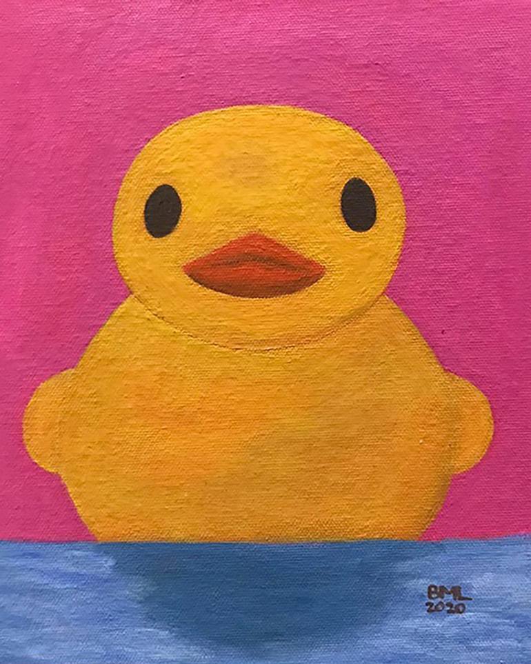 Rubber Ducky No. 2 Painting by Brigitte Lira Saatchi Art Kenya
