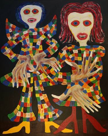 Original Figurative Fantasy Paintings by Maarit Korhonen