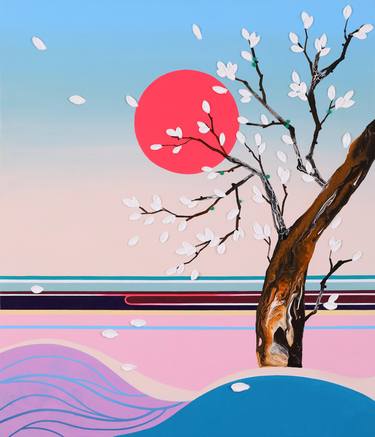 Original Art Deco Landscape Paintings by Zinna Yoo