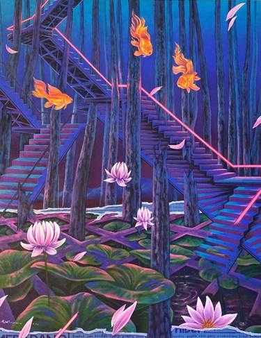 Original Realism Fantasy Painting by Alif Edi Irmawan