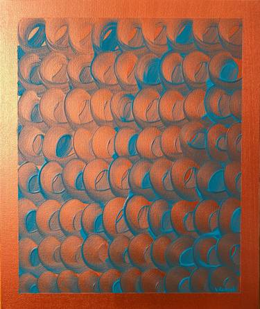 Original Abstract Patterns Paintings by Veronica Russek