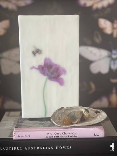 Original Contemporary Floral Mixed Media by Karen Canning
