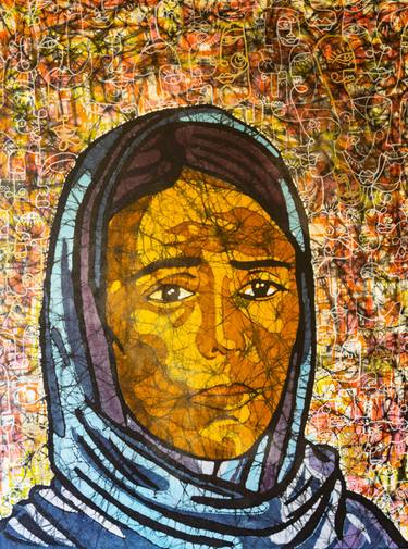 Original Abstract Expressionism People Painting by Monisha Gallage