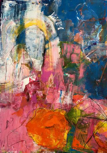 Original Abstract Expressionism Abstract Paintings by Heather Mcfarlin