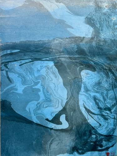 Original Abstract Expressionism Abstract Painting by Kai-Hsing楷馨 Huang黃