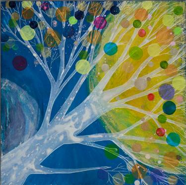 Print of Abstract Expressionism Tree Paintings by Kai-Hsing楷馨 Huang黃