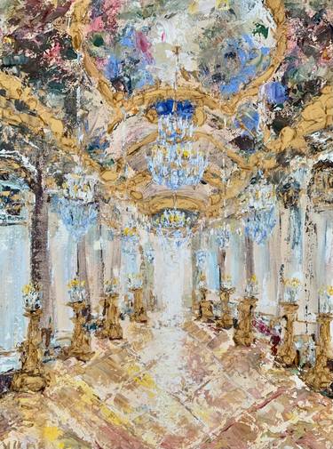Print of Impressionism Architecture Paintings by Vilma Gataveckiene