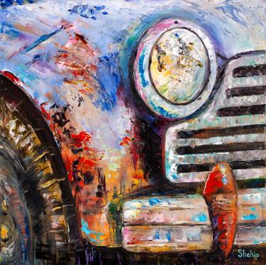 Original Conceptual Automobile Paintings by Natalia Shchipakina