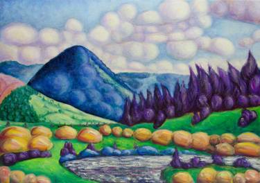 Original Impressionism Landscape Paintings by Boris Subotic