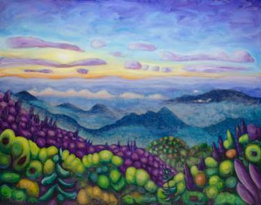 Original Impressionism Landscape Painting by Boris Subotic