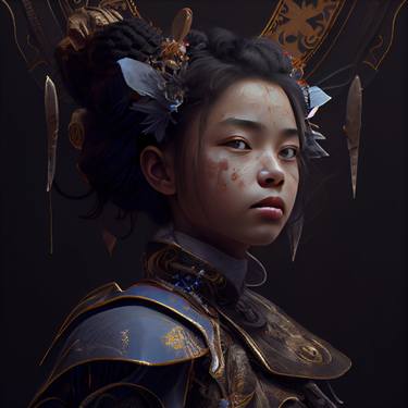 Original Conceptual Portrait Digital by Derek Redican