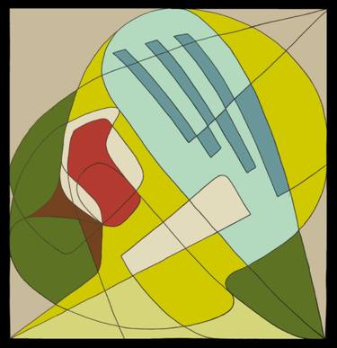 Original Art Deco Architecture Paintings by Jeanluc Feugeas