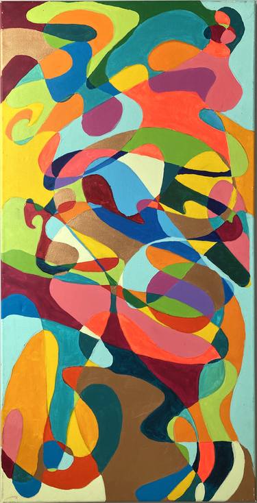 Original Conceptual Abstract Painting by Louis Edoo