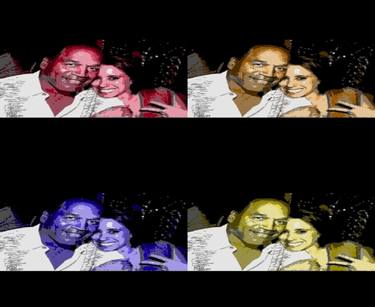 Original Pop Art Pop Culture/Celebrity Mixed Media by Cdimaria Dimaria