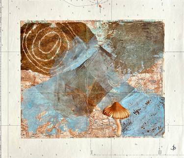 Original Abstract Landscape Printmaking by Karin Schäfer