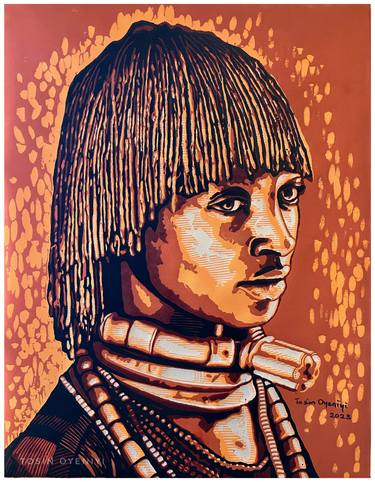 Original Conceptual Culture Printmaking by Tosin Oyeniyi