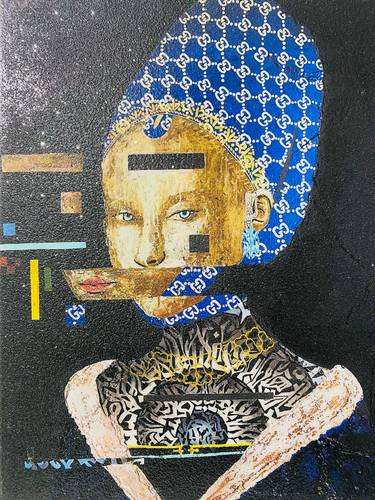 Original Classicism Fashion Mixed Media by Katsiaryna Pratasenia