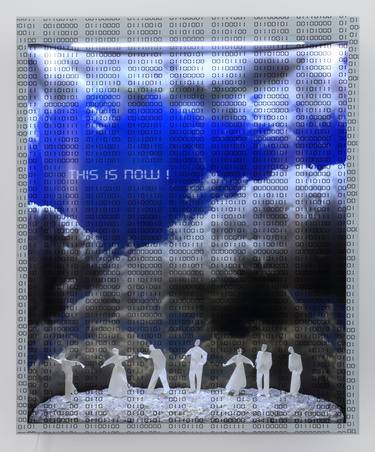 Original Conceptual Time Mixed Media by Dolores Flores