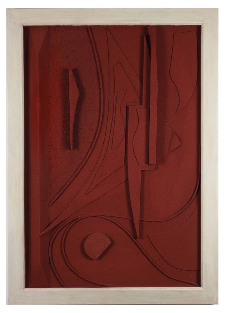 Original Abstract Geometric Sculpture by Dolores Flores
