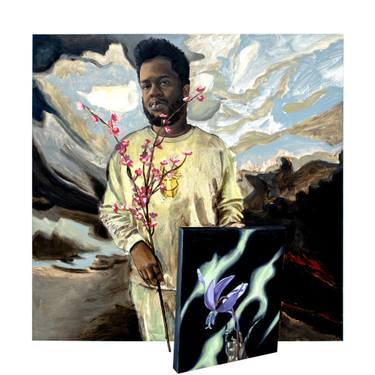 Original Expressionism People Painting by Curtis Newkirk