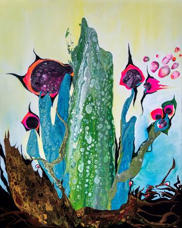 Original Contemporary Nature Painting by Rani B Knobel