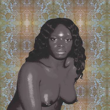 Original Abstract Nude Digital by Steve Starr