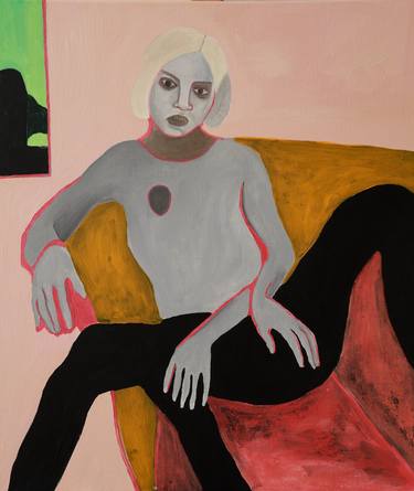 Original Figurative Portrait Paintings by Justina Gvė