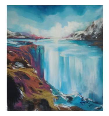 Original Abstract Expressionism Seascape Paintings by Turğay Sari
