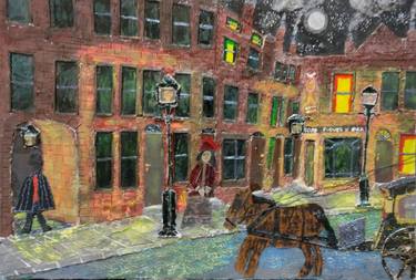 Original Realism Cities Mixed Media by David Westwood