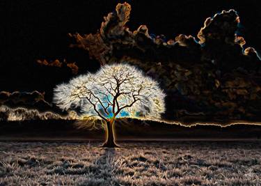 Original Abstract Expressionism Landscape Digital by Osvaldo Russo