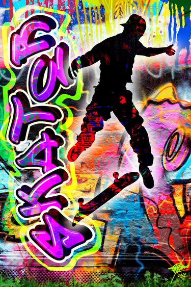 Original Figurative Graffiti Digital by Osvaldo Russo