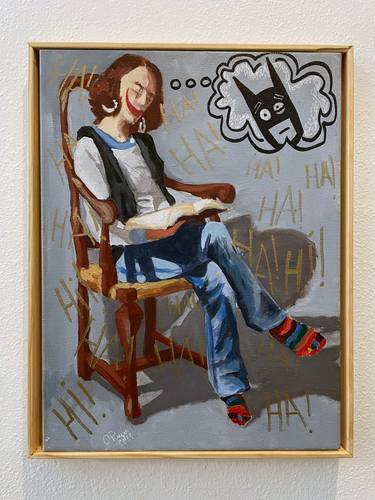 Original Pop Art Pop Culture/Celebrity Painting by Anasophie Ruju