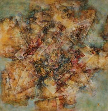 Original Abstract Expressionism Abstract Painting by Alexander Kharitonov