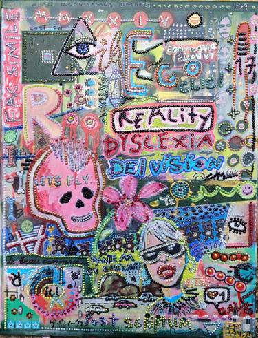 Original Abstract Pop Culture/Celebrity Painting by Alina Zvyagintceva 