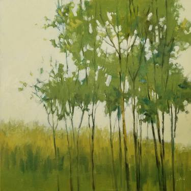 Original Impressionism Tree Paintings by Mary Hubley