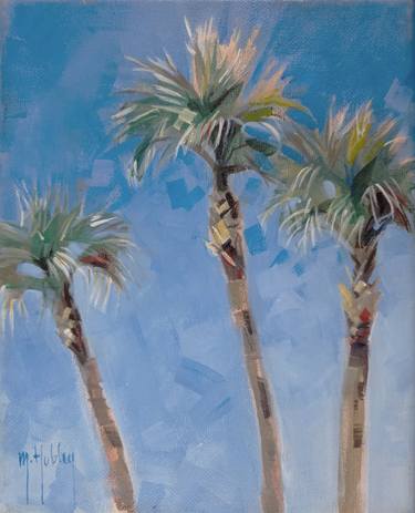 Original Impressionism Tree Paintings by Mary Hubley