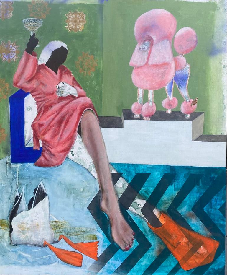 Original Contemporary People Paintings by Janet Leduc