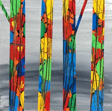 Original Modern Tree Paintings by Patrick Gerola