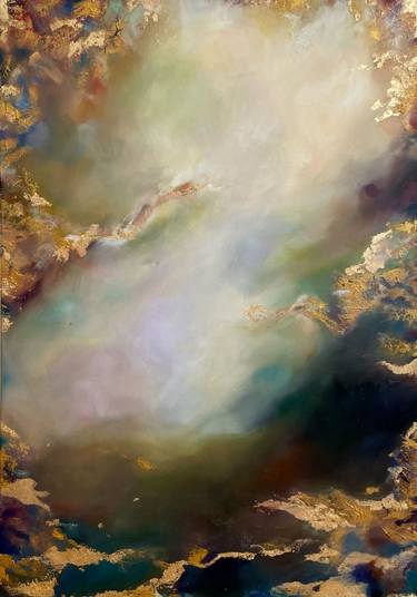 Original Abstract Expressionism Abstract Painting by Maria Gabriela