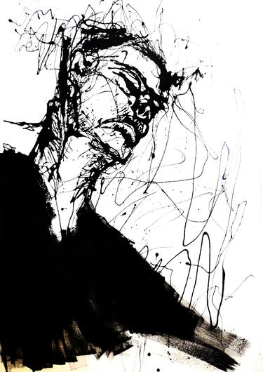 Print of Abstract Expressionism Portrait Paintings by Tess Azalea